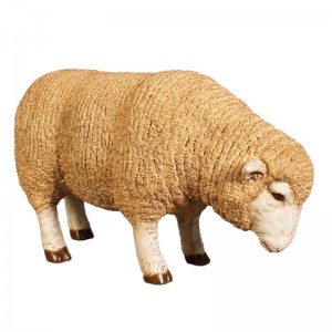 Merino Ewe Head Down - 53cm Small