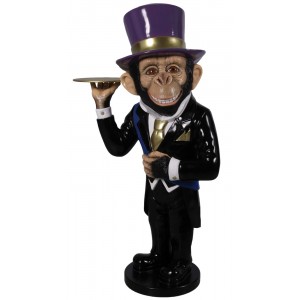 Colin The Chimp Waiter - 152cm 