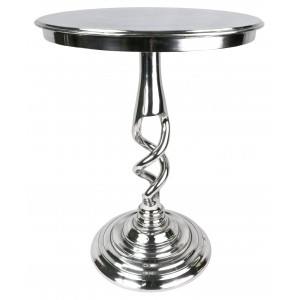 Aluminium Table Open Twist Round Top - 40cm