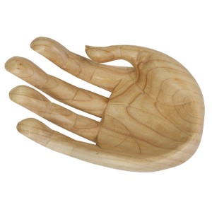 Suar Wood Hand Bowl (Natural Finish) 32cm