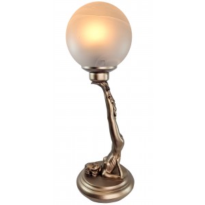 Art Deco Balancing Act Table Lamp + Free Bulb