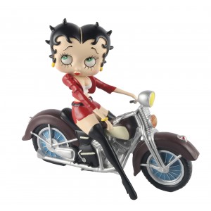 Betty Boop on Motorbike (Red Jacket) 31cm