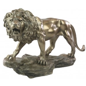 62cm Lion Bronze Finish