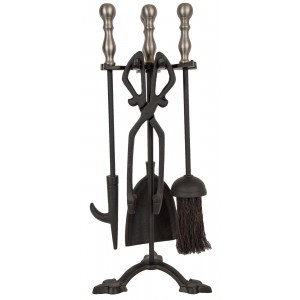 42cm Heavy Weight Black Pewter Finish Medium Duchess Companion Set