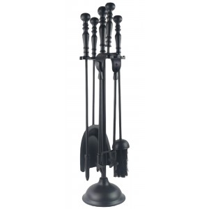  61cm Heavy Weight Black Finish Large Duchess Companion Set 