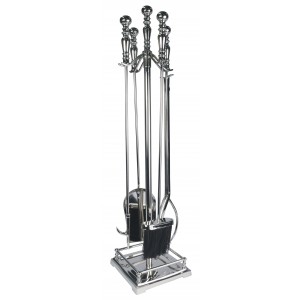 80.5cm Nickel Plated Companion Set  