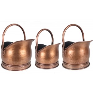 47cm Classic Scuttle - Antique Copper Finish  (LARGE ONLY)