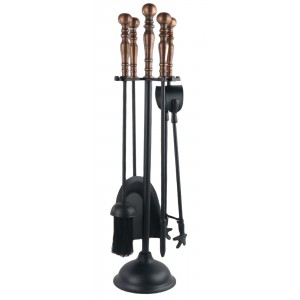 61cm Heavy Weight Black/Copper Large Duchess Companion Set