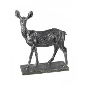 Electroplated Resin Doe / Deer Figure