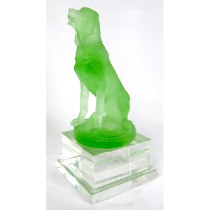 Crystal Glass Dog 30cm