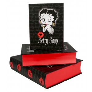 Betty Boop Book Boxes - Set/3