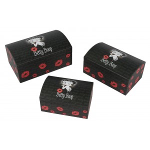 Betty Boop Chest Boxes - Set/3