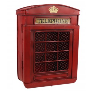 Telephone Wall Mounted Key Box - 26cm