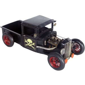 Black Hot Rod Truck - 33cm