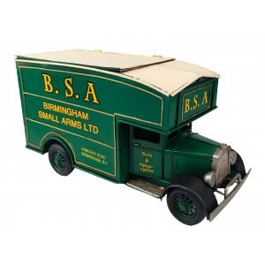 BSA Vintage Van Storage Box - Green 33cm