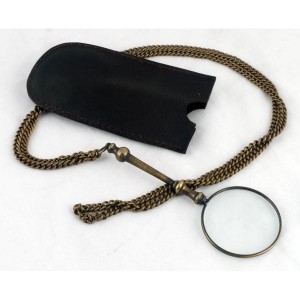 Pocket Magnifier with Chain.