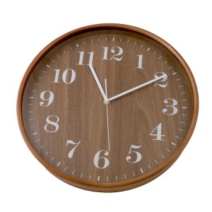 Round Wooden Wall Clock 31.8cm