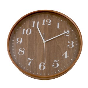Round Wooden Wall Clock 31.8cm