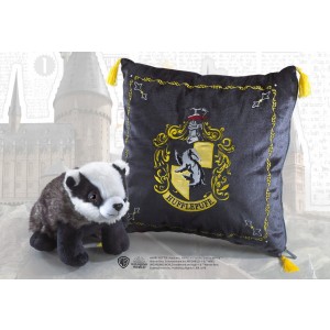 Plush Hufflepuff House Mascot & Cushion