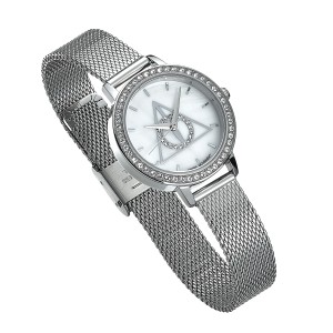 Harry Potter Deathly Hallows Silver Watch Embellished With Swarovski Crystals