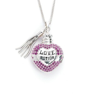 Harry Potter Sterling Silver Love Potion Necklace Embellished with Swarovski Crystals