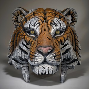 Tiger Bust - Orange - 43.5cm