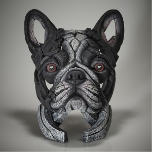 French Bulldog Bust - Pied 31cm