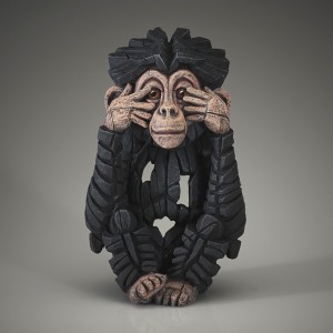 Baby Chimpanzee - See No Evil - Black - 21.4cm