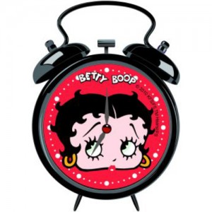 Betty Boop Mini Clock Face (Black)