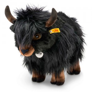 Steiff Jackie Yak - Black - Soft Plush - 35cm - 064852