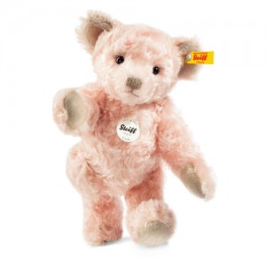 Steiff Classic Teddy Bear Linda - Pale Pink - Mohair - 30cm - 000331