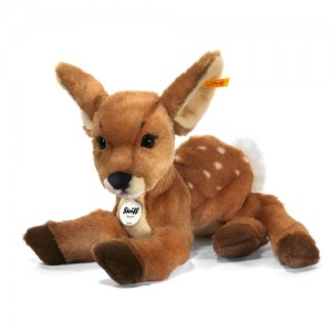 Steiff Rieke Dangling Fawn - Brown - Soft Plush - 35cm - 070433