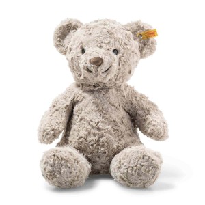 Soft Cuddly Friends Honey Teddy Bear - 38cm - Light Grey