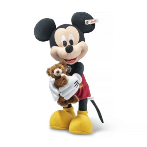 Disney Mickey Mouse With Teddy Bear - 31cm - Multicoloured