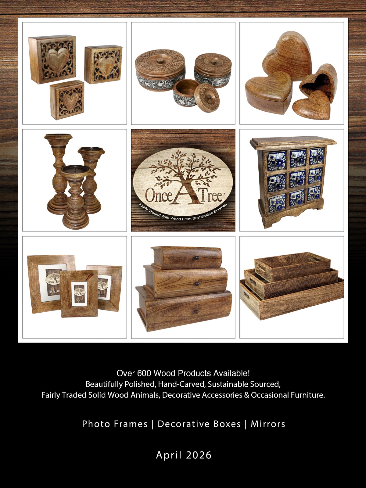 Once A Tree Home Accessories Catalogue 2025 Once A Tree Home Accessories Catalogue Front Cover