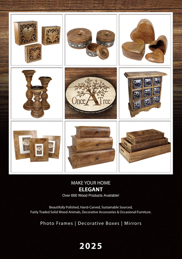 Once A Tree Home Accessories Catalogue Front Cover