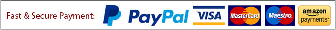 Fast & Secure Payment: Paypal